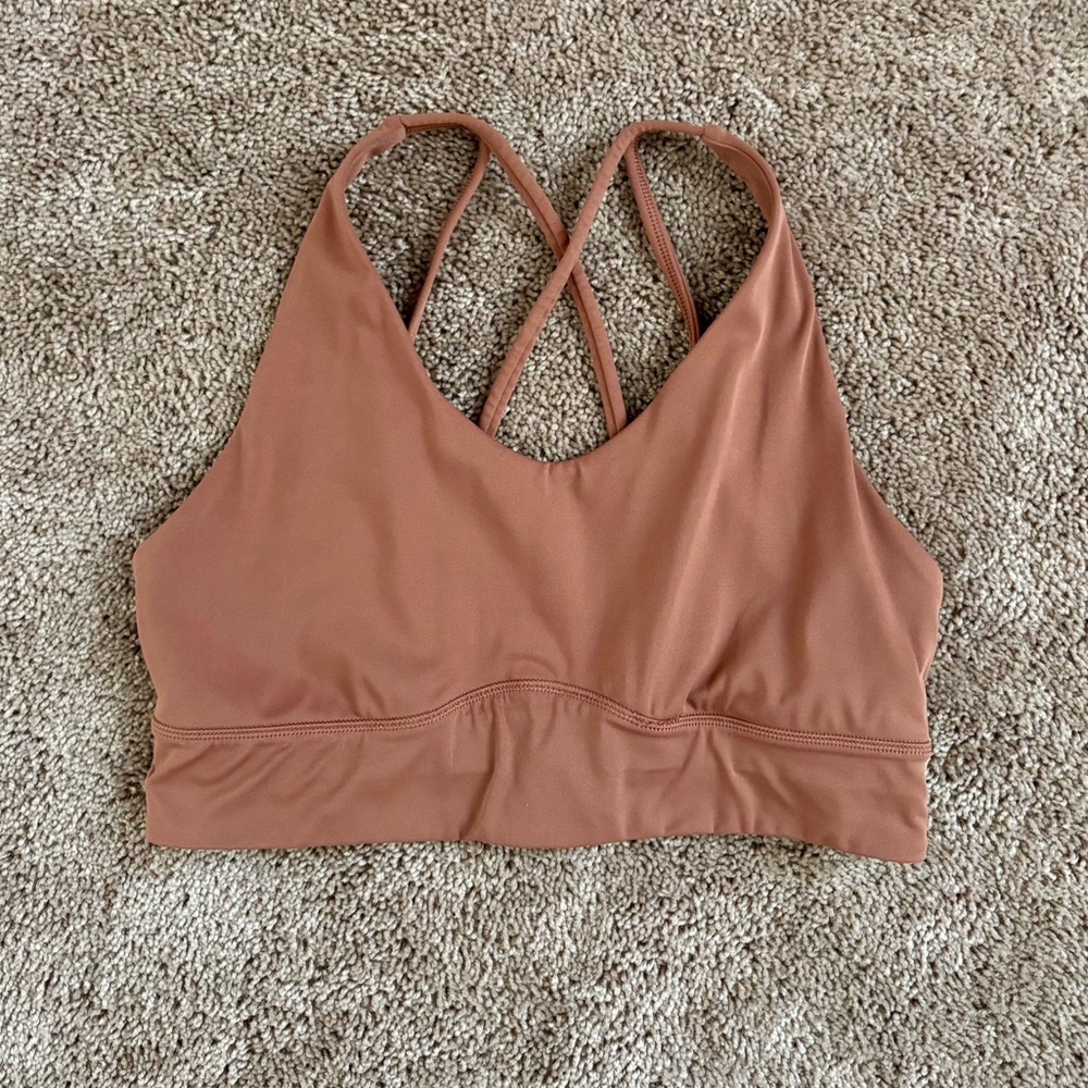 Women's Tan Sports Bra